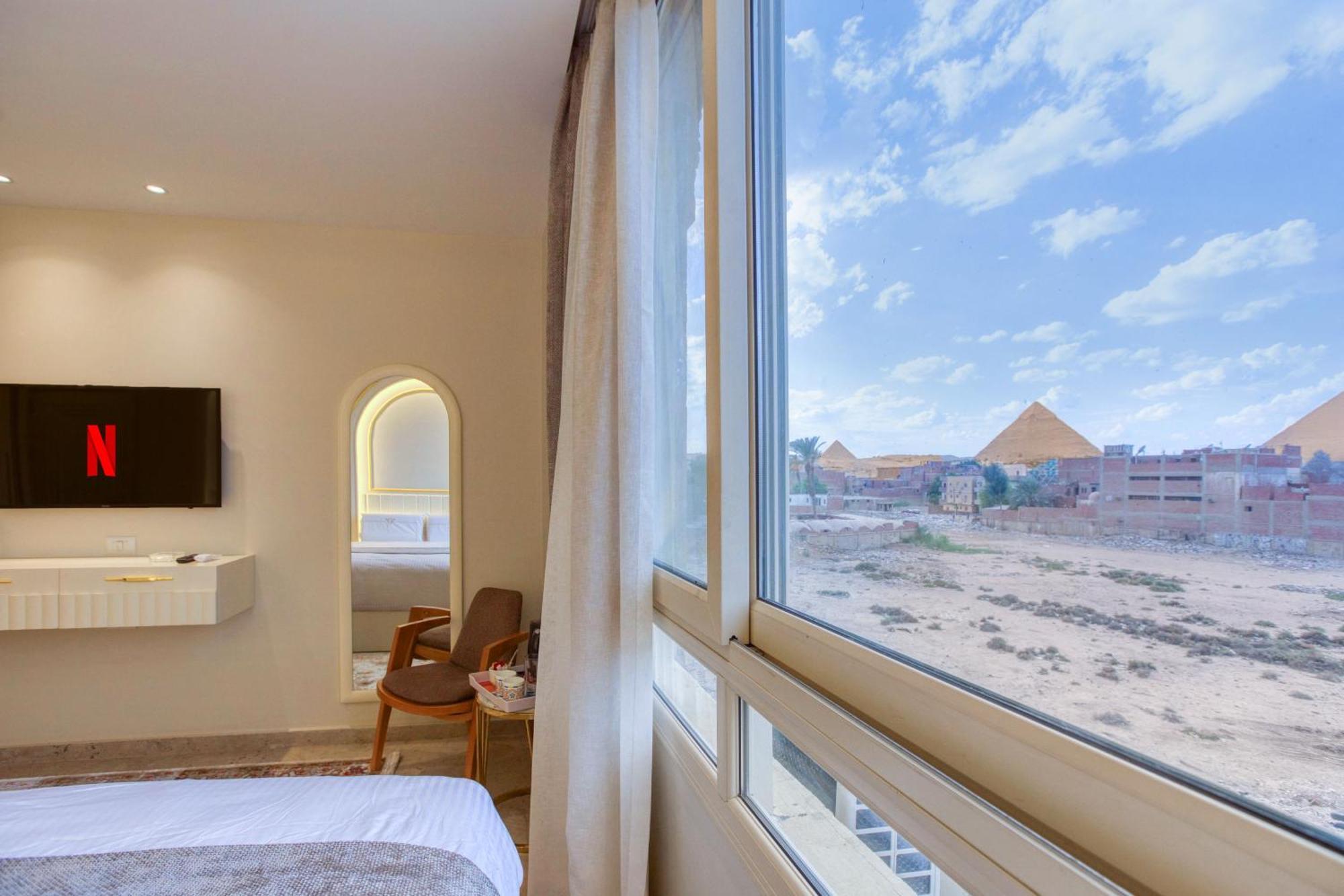 Pyramids Plateau Hotel Kafret el-Gabal Exterior photo