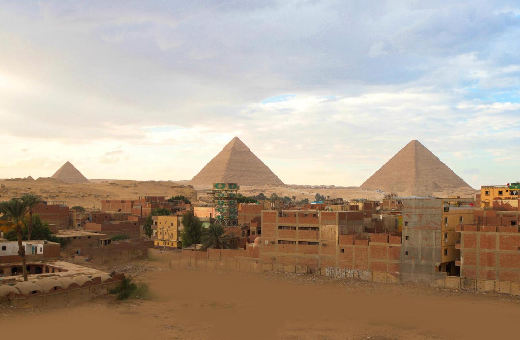 Pyramids Plateau Hotel Kafret el-Gabal Exterior photo