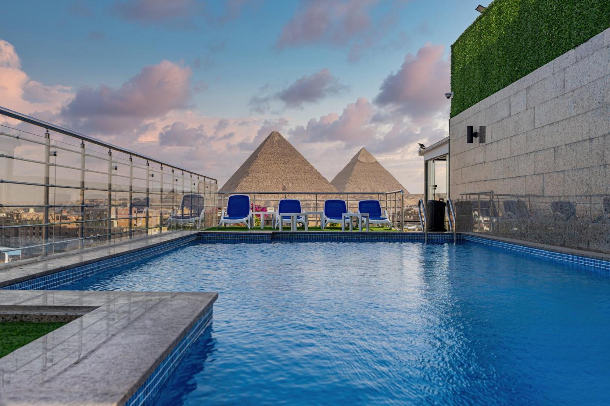 Pyramids Plateau Hotel Kafret el-Gabal Exterior photo