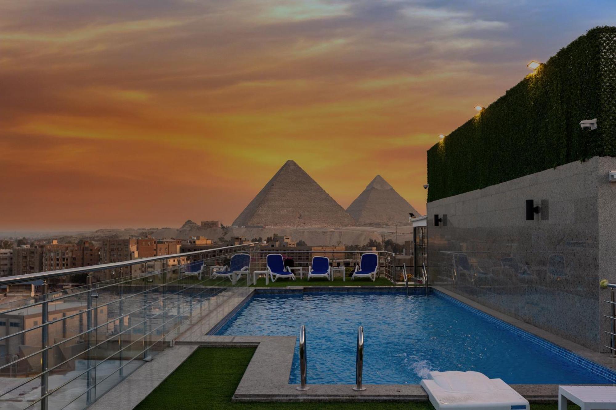 Pyramids Plateau Hotel Kafret el-Gabal Exterior photo